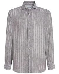 Brunello Cucinelli - Linen Shirt - Lyst