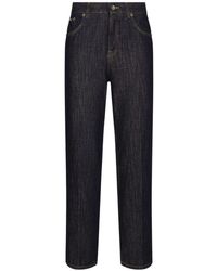 Dolce & Gabbana - `Flower Power` 5-Pocket Jeans - Lyst