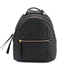 fendi cruise ff embossed calf backpack