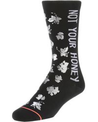 Stance NOT YOUR HONEY Sneakersocken - Schwarz