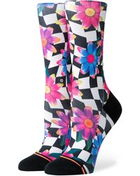 Stance Crazy Daisy Crew Sneakersocken - Mehrfarbig