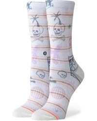 Stance Hippie Moshpit Crew Sneakersocken - Weiß