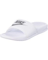 Nike Slides Benassi JDI Badelatschen - Weiß
