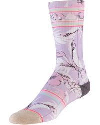 Stance Island Letter Crew Sneakersocken - Lila