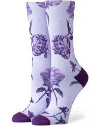 Stance Rebel Rose Crew Sneakersocken - Lila