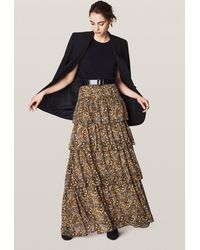 Ba&sh Sibil Frilled Skirt - Multicolor