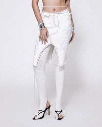 SRVC Studio - Bikini Knit Skirt Denim - Lyst