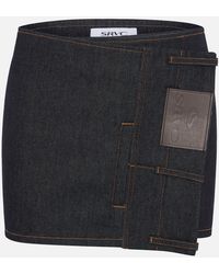 SRVC Studio - Nox Mini Skirt Dark - Lyst