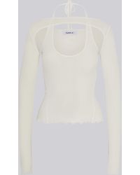 SRVC Studio - Harness Long Sleeve Top - Lyst