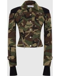 SRVC Studio - Mecha Cargo Jacket Camo - Lyst