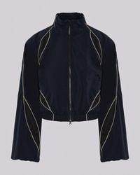 SRVC Studio - Slash Track Jacket Dark - Lyst