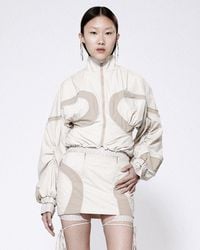 SRVC Studio - Modified Track Jacket Sand - Lyst