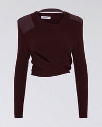 SRVC Studio - Marshal Knit Jumper Bordeaux - Lyst