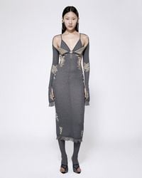 SRVC Studio - Bikini Knit Dress Denim - Lyst