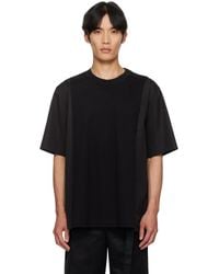 Sacai - Poplin & Cotton Jersey T-Shirt - Lyst