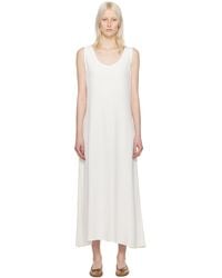 A.P.C. - . Off-white Penny Maxi Dress - Lyst
