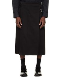 Simone Rocha - Kilt Utilitaire Noir À Mousqueton - Lyst