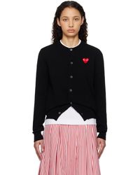 COMME DES GARÇONS PLAY - Heart Cardigan - Lyst