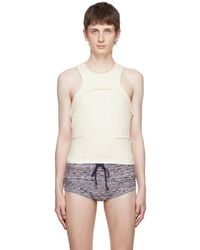 Eckhaus Latta - Off- Undone Tank Top - Lyst