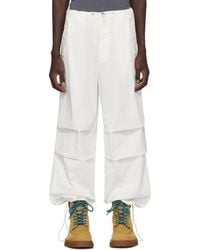 Dion Lee - Off White toggle Trousers - Lyst