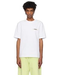 Jacquemus - T-Shirt With Gros Grain Logo - Lyst