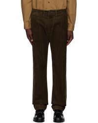 RRL - Pantalon brun à cinq poches - Lyst