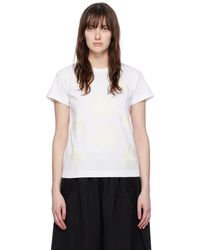 Tao Comme Des Garçons - T-shirt blanc à images es - Lyst