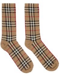 Burberry - Vintage Check Socks - Lyst
