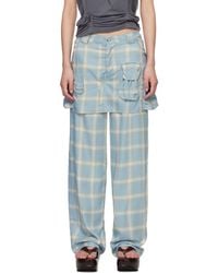 Collina Strada - Flannel Cargo Skirtpant - Lyst