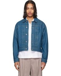 HUGO - Logo Patch Denim Jacket - Lyst