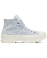 Converse - Blue Chuck Taylor All Star lugged 2.0 High-top Sneakers - Lyst