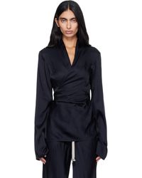 Rick Owens - Tower Laura Ls Blouse - Lyst