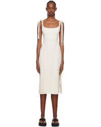 Reformation Besse Midi Dress - White