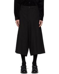 Yohji Yamamoto - Pleats Half-Pant Shorts - Lyst