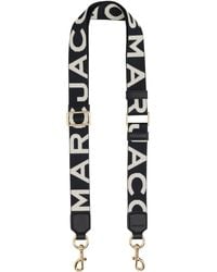 Marc Jacobs - Black & White 'the Thin Logo Webbing' Shoulder Strap - Lyst