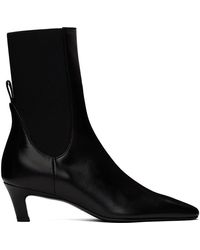 Totême - 'The Mid Heel' Leather Boots - Lyst