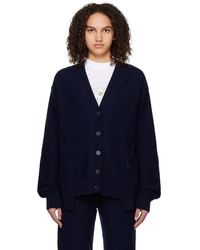 Stella McCartney - Navy S-wave Cardigan - Lyst