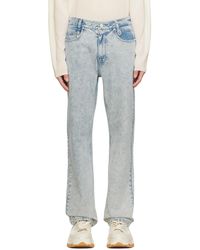 WOOYOUNGMI - Blue Straight Jeans - Lyst