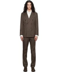 BOSS - Two-Piece Slim-Fit Stretch Cotton Suit - Lyst