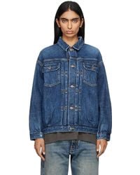 Visvim - Distressed Denim Jacket - Lyst