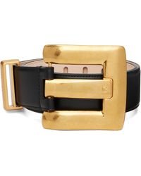Balmain - Anthem Calfskin Leather Belt - Lyst
