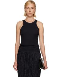 TOTEME - Curved Rib Tank Top - Lyst