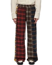Song For The Mute - Tartan Flannel Relaxed Lounge Pants - Lyst