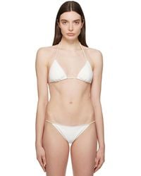 La Perla - White Signature Bikini Top - Lyst