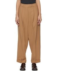 Cordera - Tan Tailoring Trousers - Lyst