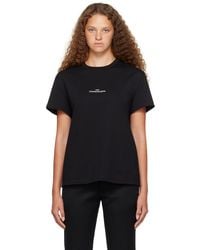 Maison Margiela - T-shirt noir à logo imprimé - Lyst
