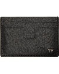 Tom Ford - Small Grain Leather Classic Card Holder - Lyst