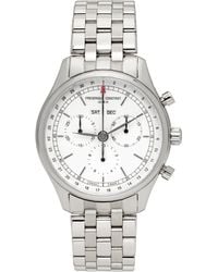 Frederique Constant - Classics Quartz Chronograph Triple Calendar Watch - Lyst