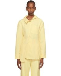 Jacquemus - Yellow Les Sculptures 'la Chemise Pablo' Shirt - Lyst