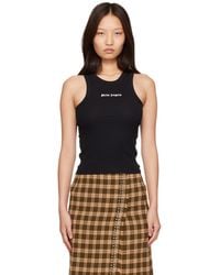 Palm Angels - Classic Logo Fitted Tank Top - Lyst